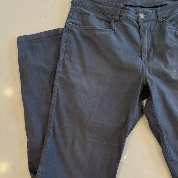 Lululemon Men's ABC PANTS CLASSIC Warpstreme Obsidian Blue Size 32 - Picture 4 of 9